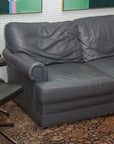 Three Cushion Leather Sofa