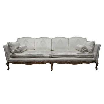 Vintage Silk Damask Sofa