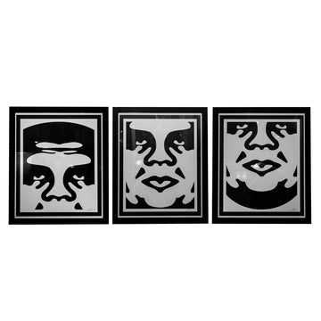 Set of Three Signed Shepard Fairey Prints of Andre The Giant