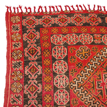 Vintage Moroccan Boujaad Wool Area Rug