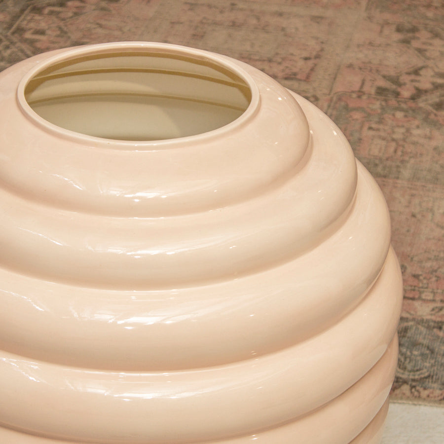 Large 2' Art Deco Style Ceramic Vase