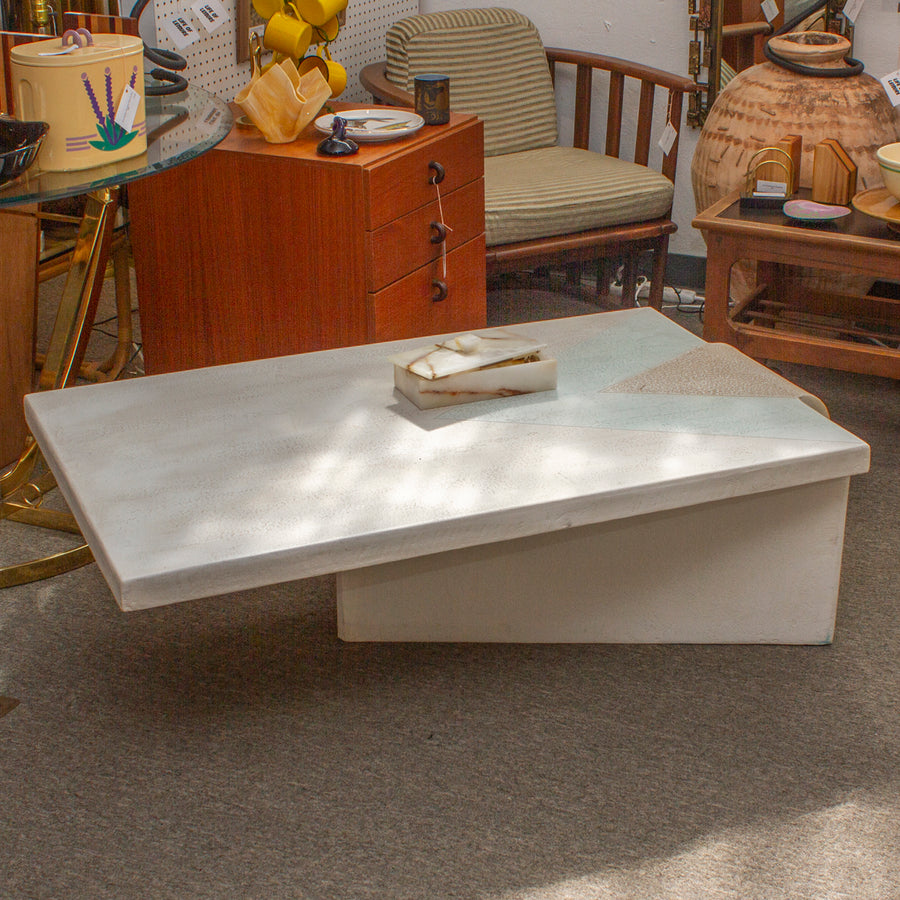 Vintage Post Modern Cantilever Coffee Table