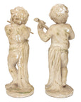 A Pair of German Carved Garden Statues