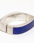 Vintage Sterling Silver Lapis Cuff