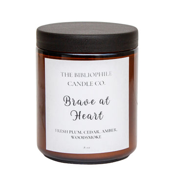 The Bibliophile Candle Co. "Brave at Heart" 8oz Candle