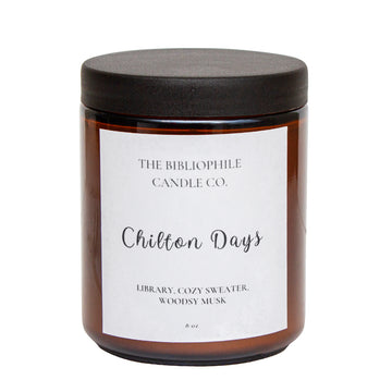 The Bibliophile Candle Co. "Chilton Days" 8oz Candle