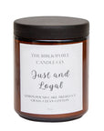 The Bibliophile Candle Co. "Just and Loyal" 8oz Candle