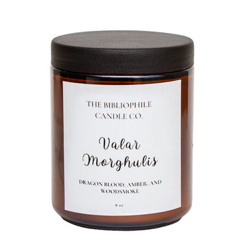 The Bibliophile Candle Co. "Valar Morghulis" 8oz Candle