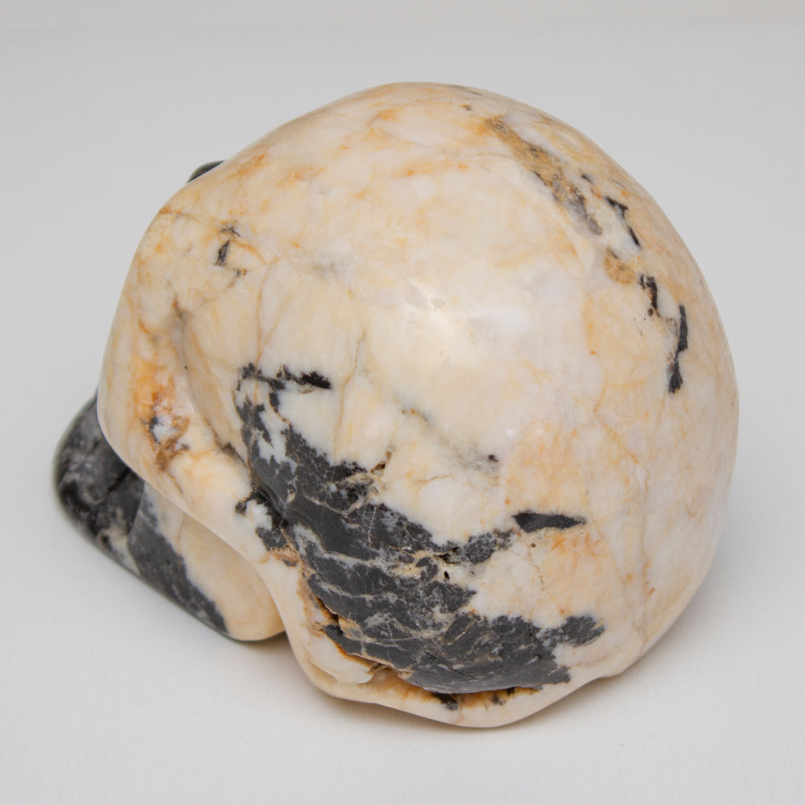 Carved Agate Stone Skull